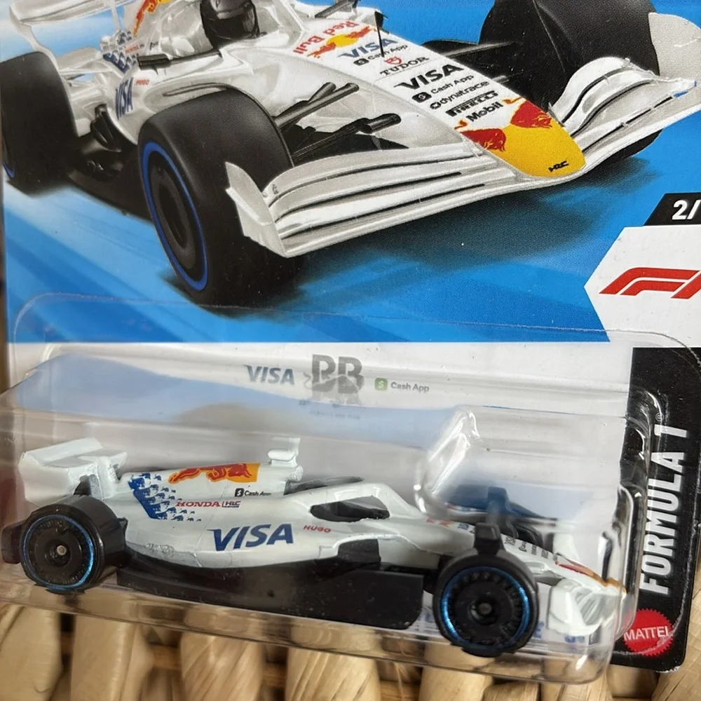 Hot Wheels Visa Cash App Racing Bulls Formula One Team White F1 White Race Car 🆕